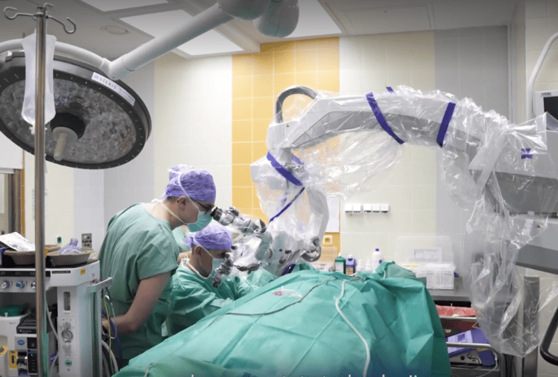 Zázemí operačních sálů ORL kliniky